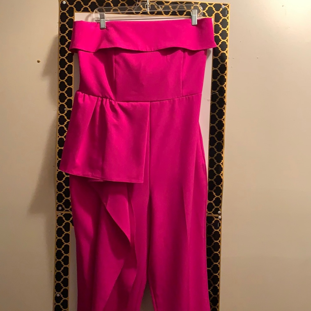 NEW YORK & CO JUMPSUIT, STRAPLESS, SIZE XL